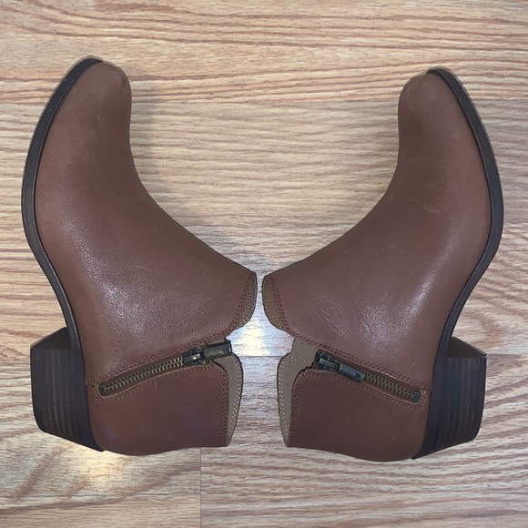 Lucky Brand-Women's Basel Leather Booties 8.5 - Picture 3 of 8